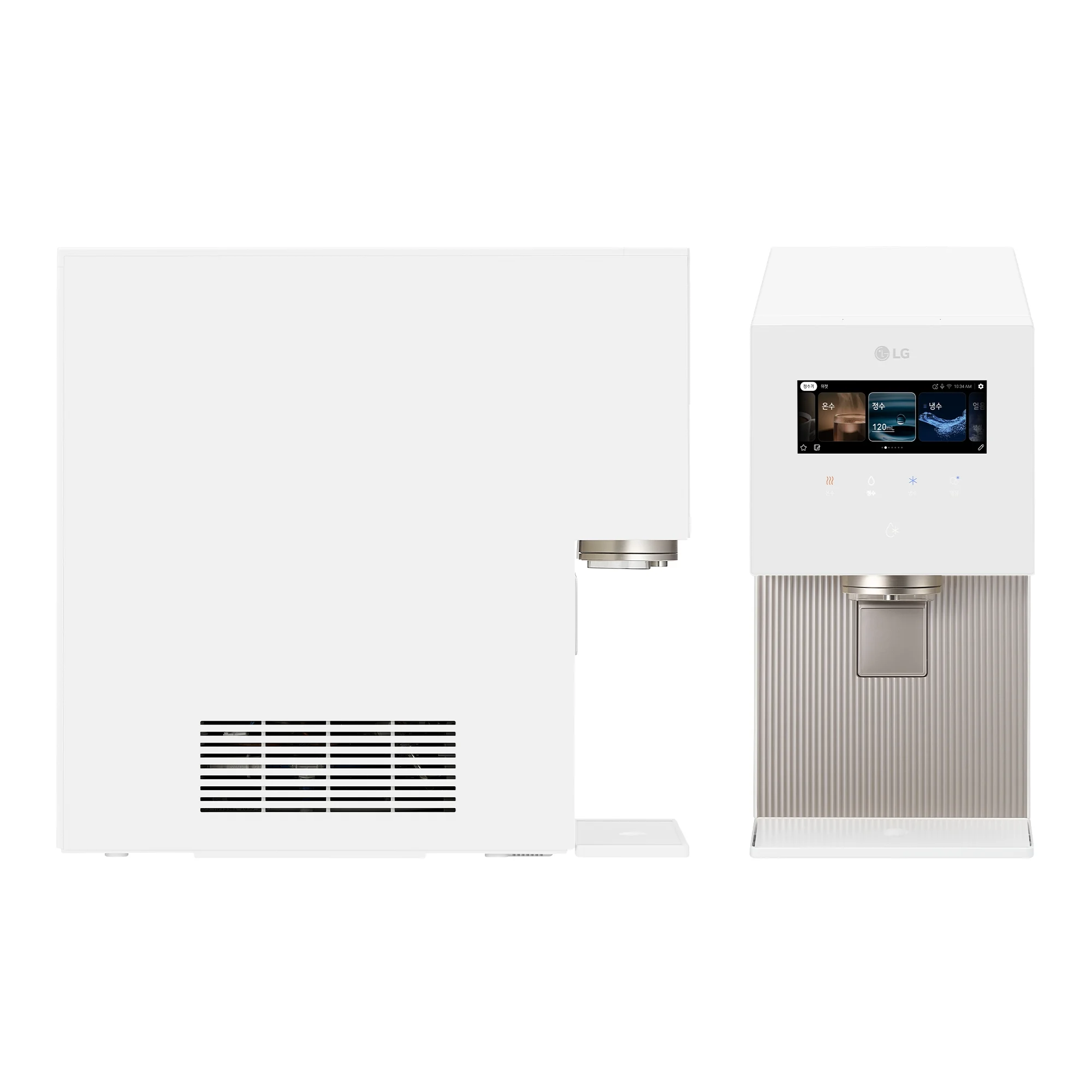 LG 퓨리케어 AI 오브제컬렉션 냉동얼음정수기 WD724RH (음성인식/맞춤 출수, 냉온정, 얼음, 에센스 화이트)